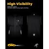 imageLittle Donkey Andy Mens Lightweight Softshell Vest Windproof Sleeveless Jacket for Travel Hiking Running GolfReflective Black