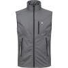 imageLittle Donkey Andy Mens Lightweight Softshell Vest Windproof Sleeveless Jacket for Travel Hiking Running GolfReflective Gray