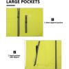 imageLittle Donkey Andy Mens Lightweight Softshell Vest Windproof Sleeveless Jacket for Travel Hiking Running GolfReflective Green