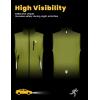 imageLittle Donkey Andy Mens Lightweight Softshell Vest Windproof Sleeveless Jacket for Travel Hiking Running GolfReflective Green
