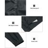 imageLittle Donkey Andy Mens Packable Rain Jacket Windbreaker Waterproof Lightweight Rain Coat with Hood for Golf Cycling HikingGray