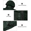 imageLittle Donkey Andy Mens Packable Rain Jacket Windbreaker Waterproof Lightweight Rain Coat with Hood for Golf Cycling HikingRifle Green