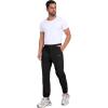 imageLittle Donkey Andy Mens UltraStretch Pants Breathable Quick Dry Lightweight Pants for Active Travel HikingBlack