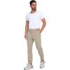 imageLittle Donkey Andy Mens UltraStretch Pants Breathable Quick Dry Lightweight Pants for Active Travel HikingKhaki