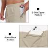 imageLittle Donkey Andy Mens UltraStretch Pants Breathable Quick Dry Lightweight Pants for Active Travel HikingKhaki