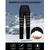 imageLittle Donkey Andy Down Pants for Women Lightweight Puffy Sweat Pants High Waist Puffer Sweatpants Quilted Snow Ski TrousersBlack