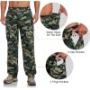 imageLittle Donkey Andy Mens Quick Dry UPF 50 Cargo Pants Stretch Lightweight Outdoor Hiking PantsOlive Camo