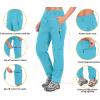 imageLittle Donkey Andy Womens Stretch Convertible Pants Zip Off Quick Dry Hiking PantsBlue Radiance