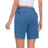 imageLittle Donkey Andy Womens Stretch Quick Dry Shorts for Hiking Camping TravelBlue Heather
