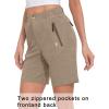 imageLittle Donkey Andy Womens Stretch Quick Dry Shorts for Hiking Camping TravelKhaki Heather