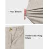 imageLittle Donkey Andy Womens Stretch Quick Dry Shorts for Hiking Camping TravelLight Grey Heather