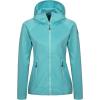 imageLittle Donkey Andy Womens Winter Lightweight Warm Fleece Running Jacket Breathable Thumbholes Thermal Hiking JacketSky Blue