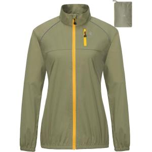 imageLittle Donkey Andy Womens Lightweight Rain Cycling Stretch Jacket with Hood Windproof and Waterproof Ultralight PackableB7upgradesage