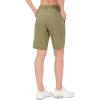 imageLittle Donkey Andy Womens Bermuda Quick Dry Lightweight Stretch Shorts Golf Hiking TravelA Olive Green Heather