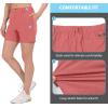 imageLittle Donkey Andy Womens Bermuda Quick Dry Lightweight Stretch Shorts Golf Hiking TravelWatermelon Heather