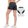 imageLittle Donkey Andy Womens 3 inch Hiking Shorts Quick Dry Lightweight Summer Athletic Shorts with Zipper PocketsDark Gray