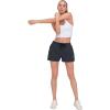 imageLittle Donkey Andy Womens 3 inch Hiking Shorts Quick Dry Lightweight Summer Athletic Shorts with Zipper PocketsDark Gray
