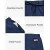 imageLittle Donkey Andy Womens 3 inch Hiking Shorts Quick Dry Lightweight Summer Athletic Shorts with Zipper PocketsMidnight Blue