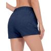 imageLittle Donkey Andy Womens 3 inch Hiking Shorts Quick Dry Lightweight Summer Athletic Shorts with Zipper PocketsMidnight Blue