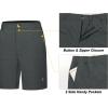 imageLittle Donkey Andy Womens Lightweight Quick Dry Golf ShortsBlack Stripes