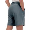 imageLittle Donkey Andy Womens Lightweight Quick Dry Golf ShortsBlue Stripes