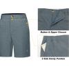 imageLittle Donkey Andy Womens Lightweight Quick Dry Golf ShortsBlue Stripes