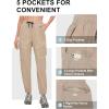imageLittle Donkey Andy Womens Hiking Pants Lightweight Quick Dry Outdoor Running CargoLight Khaki
