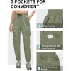 imageLittle Donkey Andy Womens Hiking Pants Lightweight Quick Dry Outdoor Running CargoLight Sage