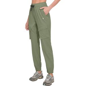 imageLittle Donkey Andy Womens Hiking Pants Lightweight Quick Dry Outdoor Running CargoLight Sage