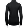 imageWomens Fleece Thermal Underwear Set Lightweight Warm Base Layers Long Johns for Hiking Skiing DivingA Black