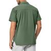 imageLittle Donkey Andy Mens Lightweight Quick Dry Shirts for Hiking Travel Breathable UPF50 Relaxed FitHedge Green