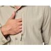 imageLittle Donkey Andy Mens Lightweight Quick Dry Shirts for Hiking Travel Fishing Long Sleeve UPF50 Cargo PocketsBeige