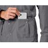 imageLittle Donkey Andy Mens Lightweight Quick Dry Shirts for Hiking Travel Fishing Long Sleeve UPF50 Cargo PocketsSteel Grey