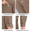 imageLittle Donkey Andy Mens QuickDry Stretch Long Sleeve Shirt for Hiking TravelBrown