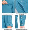 imageLittle Donkey Andy Mens QuickDry Stretch Long Sleeve Shirt for Hiking TravelHorizon Blue