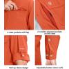 imageLittle Donkey Andy Mens QuickDry Stretch Long Sleeve Shirt for Hiking TravelOrange