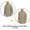 imageLittle Donkey Andy Mens QuickDry Stretch Long Sleeve Shirt for Hiking TravelSage A1