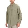 imageLittle Donkey Andy Mens QuickDry Stretch Long Sleeve Shirt for Hiking TravelSage A1
