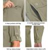 imageLittle Donkey Andy Mens QuickDry Stretch Long Sleeve Shirt for Hiking TravelSage A1