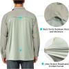 imageLittle Donkey Andy Mens UPF 50 UV Protection Long Sleeve Lightweight Shirt Breathable Quick Dry Hiking Fishing ShirtsLaurel Oak