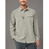 imageLittle Donkey Andy Mens UPF 50 UV Protection Long Sleeve Lightweight Shirt Breathable Quick Dry Hiking Fishing ShirtsLaurel Oak