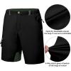 imageLittle Donkey Andy Mens Golf Hiking Cargo Shorts Quick Dry Stretch Lightweight Outdoor Shorts with Zipper Pockets9 InchBlack