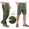 imageLittle Donkey Andy Mens Stretch Convertible Pants ZipOff QuickDry Hiking Pants UV Protection LightweightSage