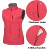 imageLittle Donkey Andy Womens Lightweight Golf Vest Warm Outdoor Sleeveless Jacket for Hiking Travel Running CasualRed