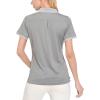 imageLittle Donkey Andy Womens Lightweight Short Sleeve Golf Polo Shirt 3Buttons Collared Quick Dry Moisture Wicking UPF 50Pure Grey