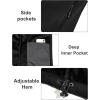 imageLittle Donkey Andy Womens Lightweight Stand Collar Jacket Water Resistant Windbreaker Fleece Lined Warm CoatBlack