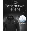 imageLittle Donkey Andy Womens Lightweight Stand Collar Jacket Water Resistant Windbreaker Fleece Lined Warm CoatBlack