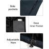 imageLittle Donkey Andy Womens Lightweight Stand Collar Jacket Water Resistant Windbreaker Fleece Lined Warm CoatBlack Blue