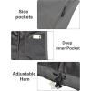 imageLittle Donkey Andy Womens Lightweight Stand Collar Jacket Water Resistant Windbreaker Fleece Lined Warm CoatIron Grey