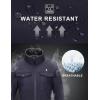 imageLittle Donkey Andy Womens Lightweight Stand Collar Jacket Water Resistant Windbreaker Fleece Lined Warm CoatPurple